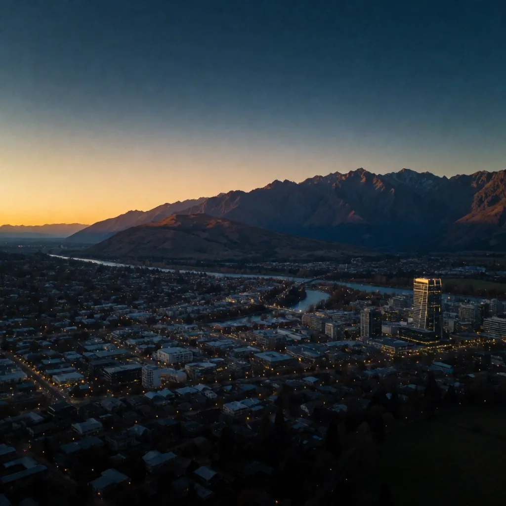 Christchurch at dusk